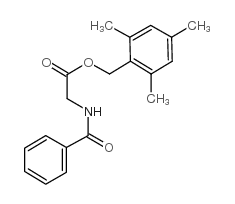 2,4,6-三甲基马尿酸苄酯结构式