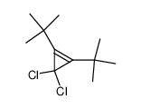 3,3-dichloro-1,2-di(t-butyl)cyclopropene结构式