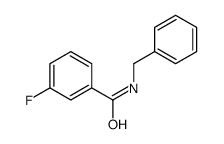 N-Benzyl-3-fluorobenzamide Structure