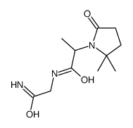 N-(2-amino-2-oxoethyl)-2-(2,2-dimethyl-5-oxopyrrolidin-1-yl)propanamide结构式