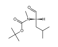 (S)-(1-formyl-3-methyl-butyl)-methyl-carbamic acid tert-butyl ester Structure