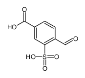 4-formyl-3-sulfobenzoic acid Structure