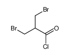 3-bromo-2-(bromomethyl)propanoyl chloride结构式