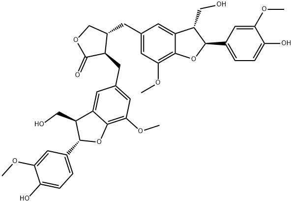 牛蒡酚F结构式