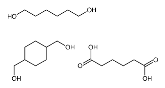 hexanedioic acid,hexane-1,6-diol,[4-(hydroxymethyl)cyclohexyl]methanol Structure