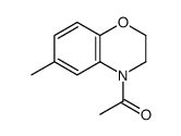 1-(6-methyl-2,3-dihydro-1,4-benzoxazin-4-yl)ethanone Structure