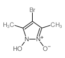 1H-Pyrazole,4-bromo-1-hydroxy-3,5-dimethyl-, 2-oxide structure