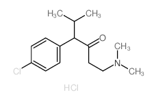 4-(4-chlorophenyl)-1-dimethylamino-5-methyl-hexan-3-one Structure