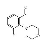 3-FLUORO-2-(N-MORPHOLINO)-BENZALDEHYDE结构式