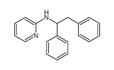 N-(2-Pyridyl)-1,2-diphenylethanamine结构式