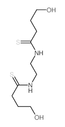 Butanethioamide,N,N'-1,2-ethanediylbis[4-hydroxy- Structure