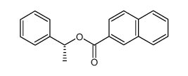 (R)-1-phenylethyl 2-naphthoate Structure