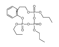 [(dipropoxyphosphoryloxy-propoxy-phosphoryl)oxy-propoxy-phosphoryl]oxy benzene Structure