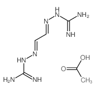 Glyoxal-bis-guanylhydrazone diacetate结构式