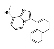 N-methyl-3-naphthalen-1-ylimidazo[1,2-a]pyrazin-8-amine Structure