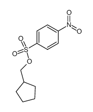 cyclopentylmethyl p-nitrobenzenesulfonate结构式