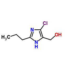 (4-Chloro-2-propyl-1H-imidazol-5-yl)methanol Structure