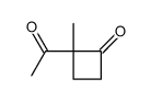 2-acetyl-2-methylcyclobutan-1-one Structure