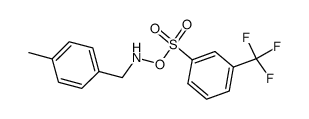 O-m-Trifluormethylphenylsulfonyl-p-methylbenzylhydroxylamin结构式