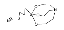 1-thiocyanato-3-(2,8,9-trioxa-5-aza-1-sila-bicyclo[3.3.3]undec-1-yl)-propane Structure