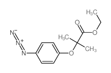 ethyl 2-(4-azidophenoxy)-2-methyl-propanoate structure