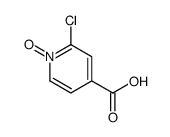 2-chloro-1-oxidopyridin-1-ium-4-carboxylic acid Structure