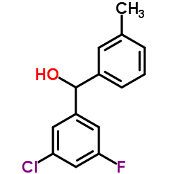 3-CHLORO-5-FLUORO-3'-METHYLBENZHYDROL picture