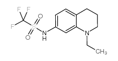 N-(1-Ethyl-1,2,3,4-tetrahydro-7-quinolinyl)-1,1,1-trifluoro-methanesulfonamide Structure