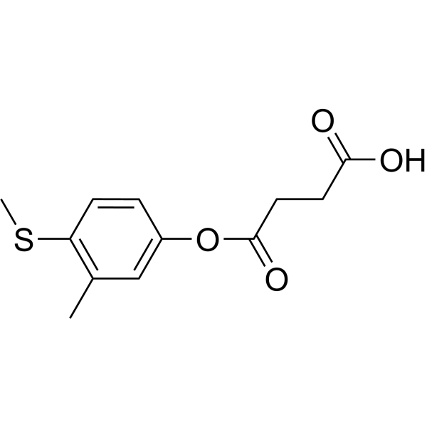 Methylthiomcresol-succinaldehydic acid结构式