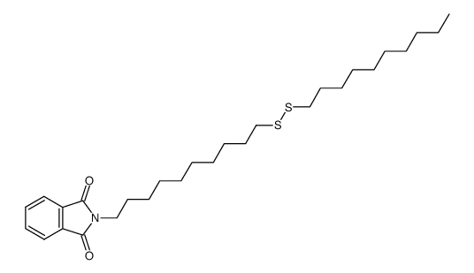 2-(10-(decyldisulfanyl)decyl)isoindoline-1,3-dione Structure