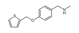 Benzenemethanamine, N-methyl-4-(2-thienylmethoxy) structure