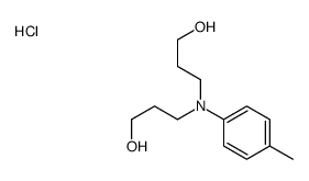 3-[N-(3-hydroxypropyl)-4-methylanilino]propan-1-ol,hydrochloride结构式