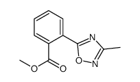 Methyl 2-(3-methyl-1,2,4-oxadiazol-5-yl)benzoate Structure