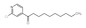 2-CHLORO-4-DECANOYLPYRIDINE Structure