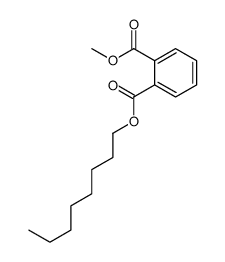 1-O-methyl 2-O-octyl benzene-1,2-dicarboxylate结构式