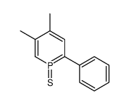 Phosphorin,4,5-dimethyl-2-phenyl-,1-sulfide Structure