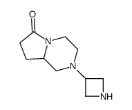 2-(azetidin-3-yl)-1,3,4,7,8,8a-hexahydropyrrolo[1,2-a]pyrazin-6-one Structure