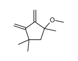 1-methoxy-1,4,4-trimethyl-2,3-dimethylidenecyclopentane结构式