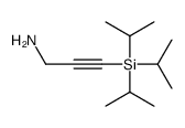 3-tri(propan-2-yl)silylprop-2-yn-1-amine结构式