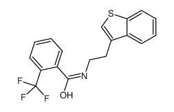 N-[2-(1-benzothiophen-3-yl)ethyl]-2-(trifluoromethyl)benzamide Structure