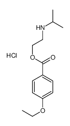 2-(4-ethoxybenzoyl)oxyethyl-propan-2-ylazanium,chloride结构式