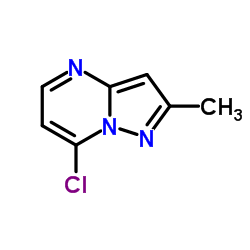 7-Chloro-2-methylpyrazolo[1,5-a]pyrimidine structure