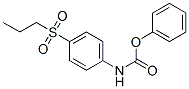 N-(p-Propylsulfonylphenyl)carbamic acid phenyl ester结构式