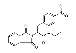 2H-Isoindole-2-acetic acid, 1,3-dihydro-α-[(4-nitrophenyl)methyl]-1,3-dioxo-, ethyl ester Structure