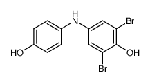 2,6-dibromo-4,4'-imino-di-phenol结构式