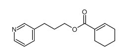 3-(3-Pyridyl)-1-propyl-1-cyclohexenecarboxylate结构式