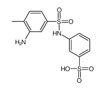 3-[(3-amino-4-methylphenyl)sulfonylamino]benzenesulfonic acid结构式