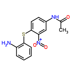 N-{4-[(2-Aminophenyl)sulfanyl]-3-nitrophenyl}acetamide Structure