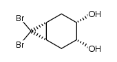 (1R,3S,4R,6S)-7,7-dibromobicyclo[4.1.0]heptane-3,4-diol Structure