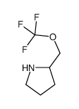 2-(trifluoromethoxymethyl)pyrrolidine结构式